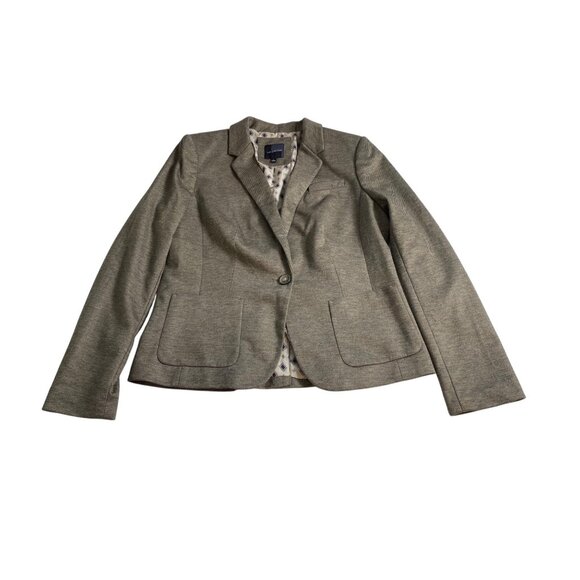 The Limited Blazer Womens L Brown Jacket Button Pockets Y2K Tweed Lined Preppy - Picture 9 of 14